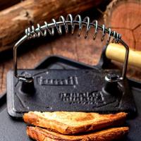 Prensador Retangular Alça De Espiral Panela Mineira 18x11cm - 3