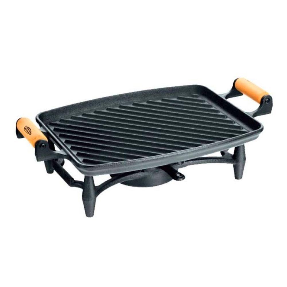 Réchaud 2000 Chapa Grill Alça Madeira Panela Mineira 33x25cm - 1