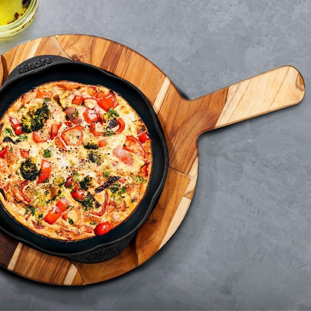 Chapa Petisco Redonda Ferro Suporte Panela Mineira 20x4cm - 3