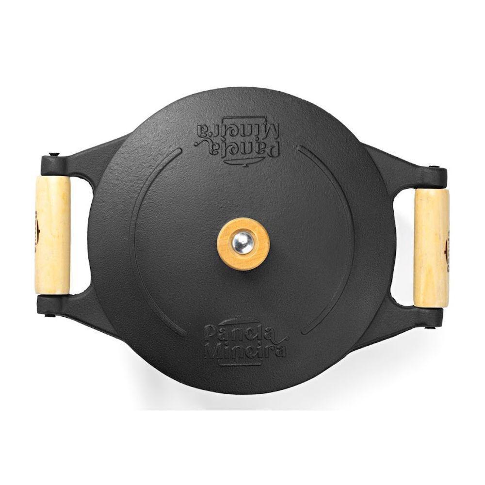 Caçarola Tradição Tampa De Ferro Panela Mineira Am 28cm 6l - 2