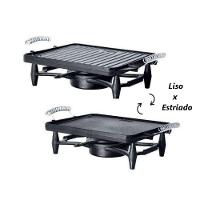 Réchaud 2000 Dupla Face Alça Espiral Panela Mineira 30x25cm - 2