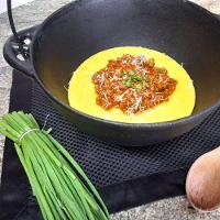 Panela Mineira Polenteira Ferro Fundido Tampa Vidro 26cm 5l - 3