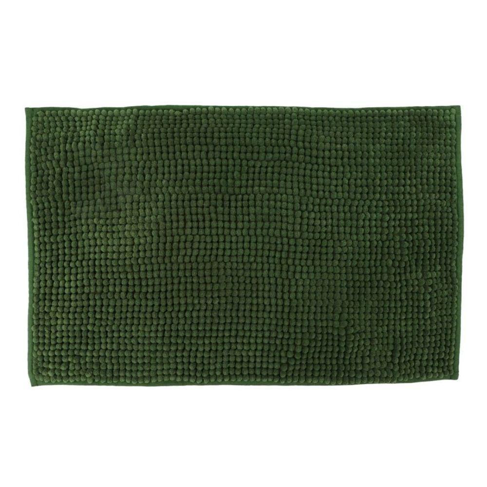 Tapete Para Banheiro Bolinha Antiderrapante Verde 58x38cm - 1