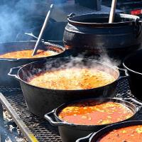 Caçarola Artesanal Tampa Metálica Panela Mineira 40cm 15l - 3