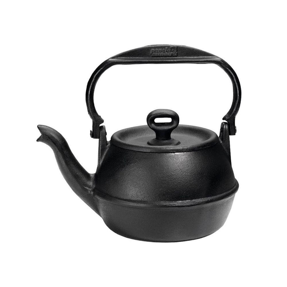 Chaleira Artesanal Tampa Ferro Panela Mineira 12,5x14cm 2l - 1