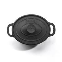 Caçarola Oval Estilo Preta Ferro Panela Mineira 29x23cm 5l - 2