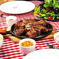 Bifeteira Lisa Redonda Ferro Cabo Madeira Panelamineira 26cm - 3