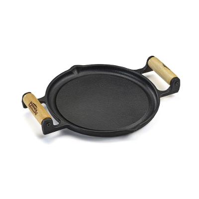 Bifeteira Ferro Fogo Forte Alça Madeira Panela Mineira 22cm