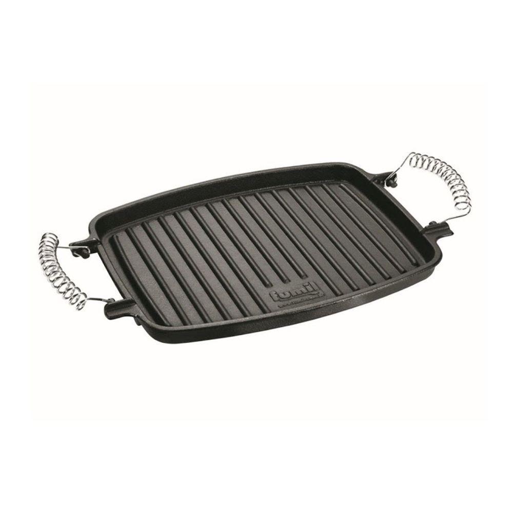 Chapa Grill Retangular Alça Espiral Panela Mineira 31x24,5cm - 1