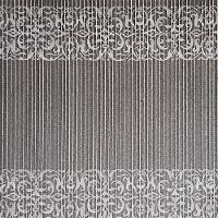 Tapete Passadeira Emborrachada Pvc Antiderrapante 0,65x4,00m Barrado Marrom Branco - 5