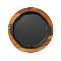 Chapa Petisco Redonda Ferro Suporte Panela Mineira 24x4cm - 2