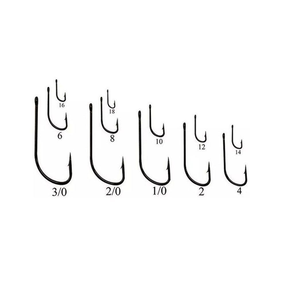 Anzol Maruri Crystal Prateado Cartela Tamanho N8 - 3