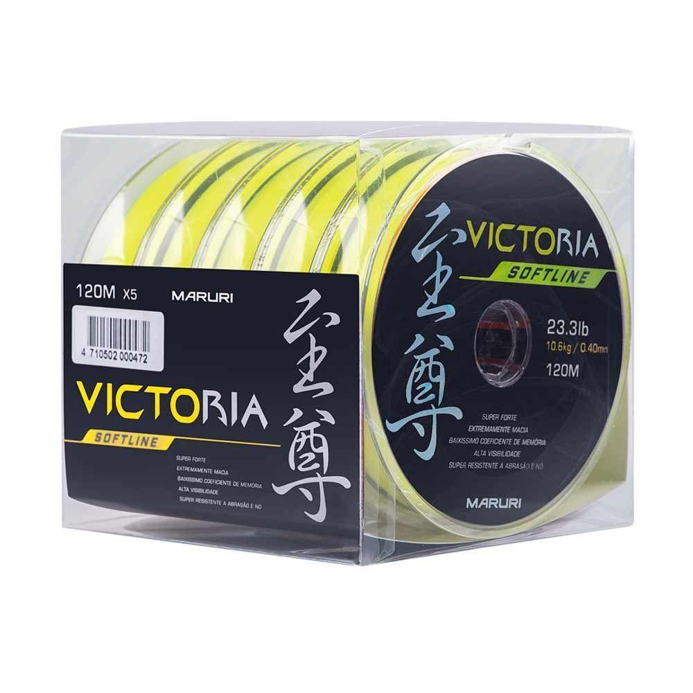 Linha De Pesca Victoria Soft Amarelo 600m Tamanho 0,33mm - 3