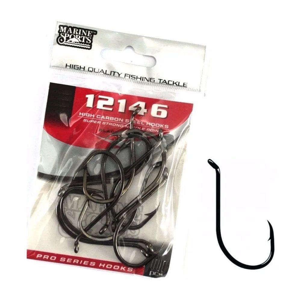 Anzol Marine Sport 12146 Black Tamanho N1/0 - 4