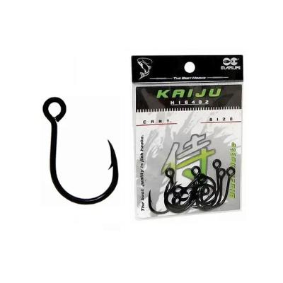 Anzol Maruri Kaiju Black Preto Olho Virado Tamanho N2/0