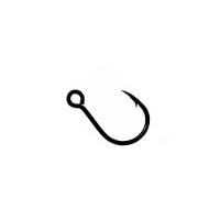 Anzol Maruri Kaiju Black Preto Olho Virado Tamanho N2/0 - 2