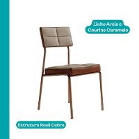 Conjunto Sala De Jantar 4 Cadeiras Sydney Carraro Nogal - 6