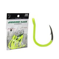 Anzol Maruri Jigging Hook Aqua Amarelo Limão Tamanho N7/0 - 1