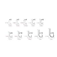 Anzol Maruri Sode Black Tamanho N14 - 2