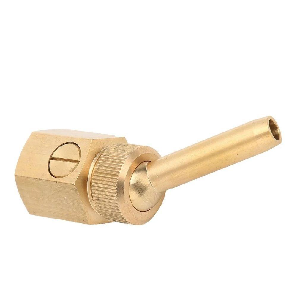 Bico Articulado Com Regulador De Vazão Para Fontes Chafarizes E Lagos De 10mm Com Entrada Rosca De 1" - 3