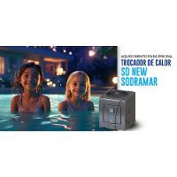 Trocador De Calor Para Piscinas De Até 25 Mil Litros New Sd 220V Bifásico - Sodramar