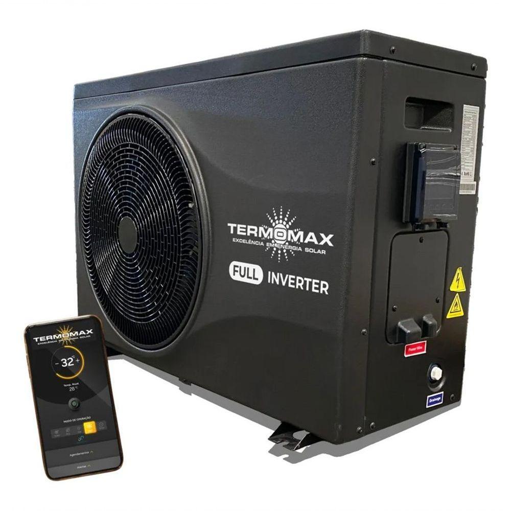 Bomba Trocador De Calor Até 34 Mil Litros Wi-fi Inverter Aquecimento Piscinas Max Heat - Termomax - 2