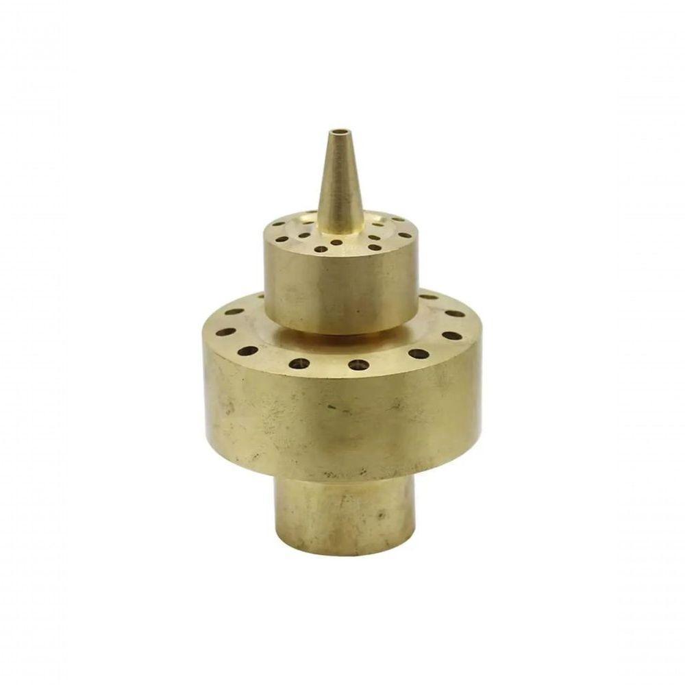 Bico Efeito Chuva Com Jato Superior Central Para Fontes Chafarizes E Lagos Entrada Rosca De 3-4" - 1