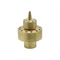 Bico Efeito Chuva Com Jato Superior Central Para Fontes Chafarizes E Lagos Entrada Rosca De 3-4" - 1