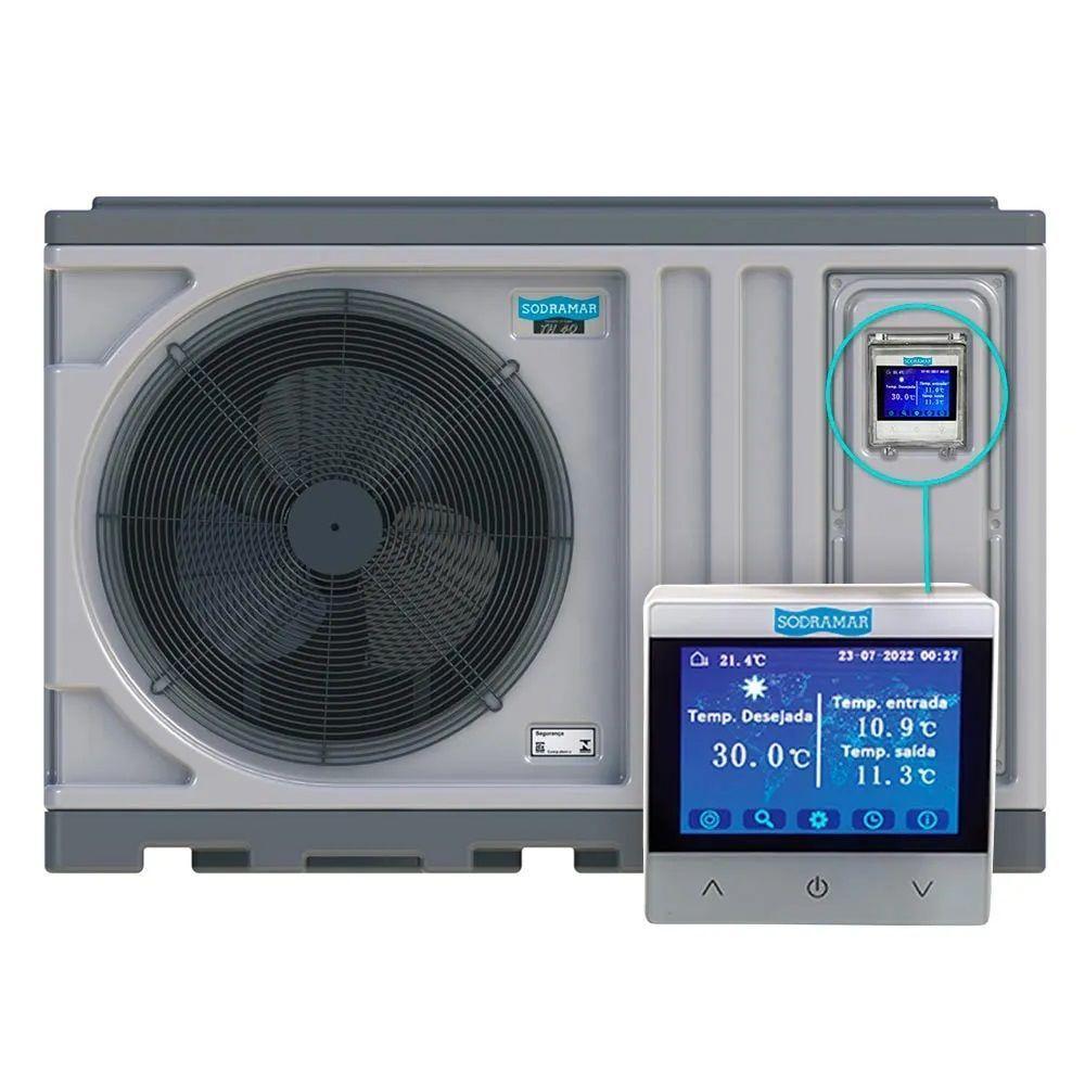 Trocador De Calor Aquecimento Piscinas Até 80.000 Mil Litros 78.538 Bth-h Th-80 220V - Sodramar - 1