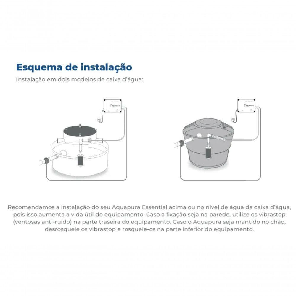 Gerador De Ozônio Para Caixas D'água Até 1.000 Mil Litros Aquapura Essential Panozon - 220V - 7