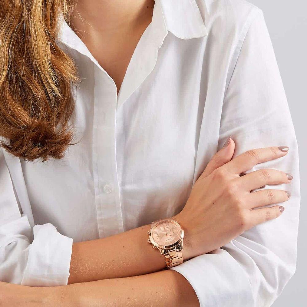 Relógio Guess Feminino Multifunção W1070l3 Rose - 4