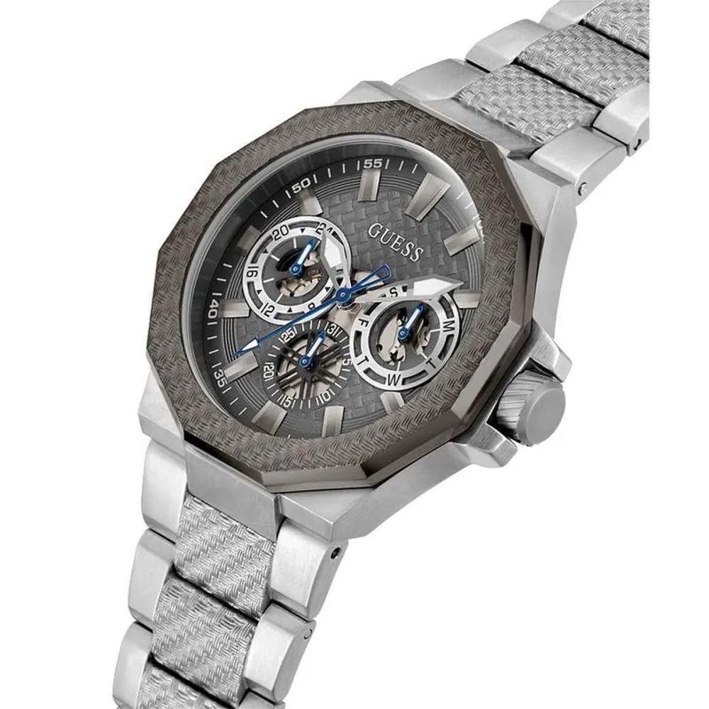 Relógio Guess Masculino Multifunção Gw0636g1 Prata - 4