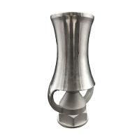 Bico Geiser Em Aço Inox Para Fonte, Chafariz E Lagos Efeito Espuma Champagne 71 Mm Entrada Rosca De 2" - 2