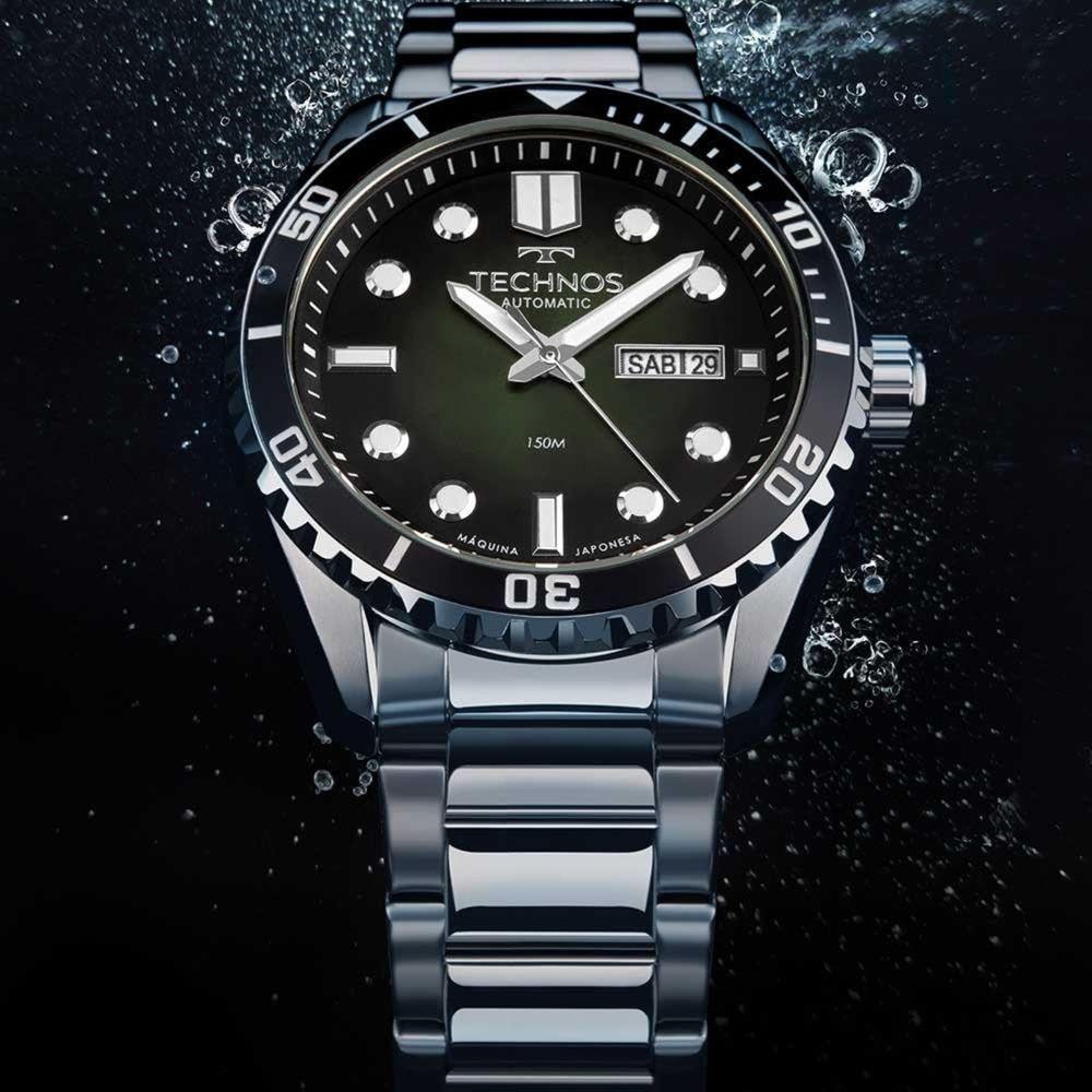 Relógio Technos Diver Automático 8205ox/1v - 2
