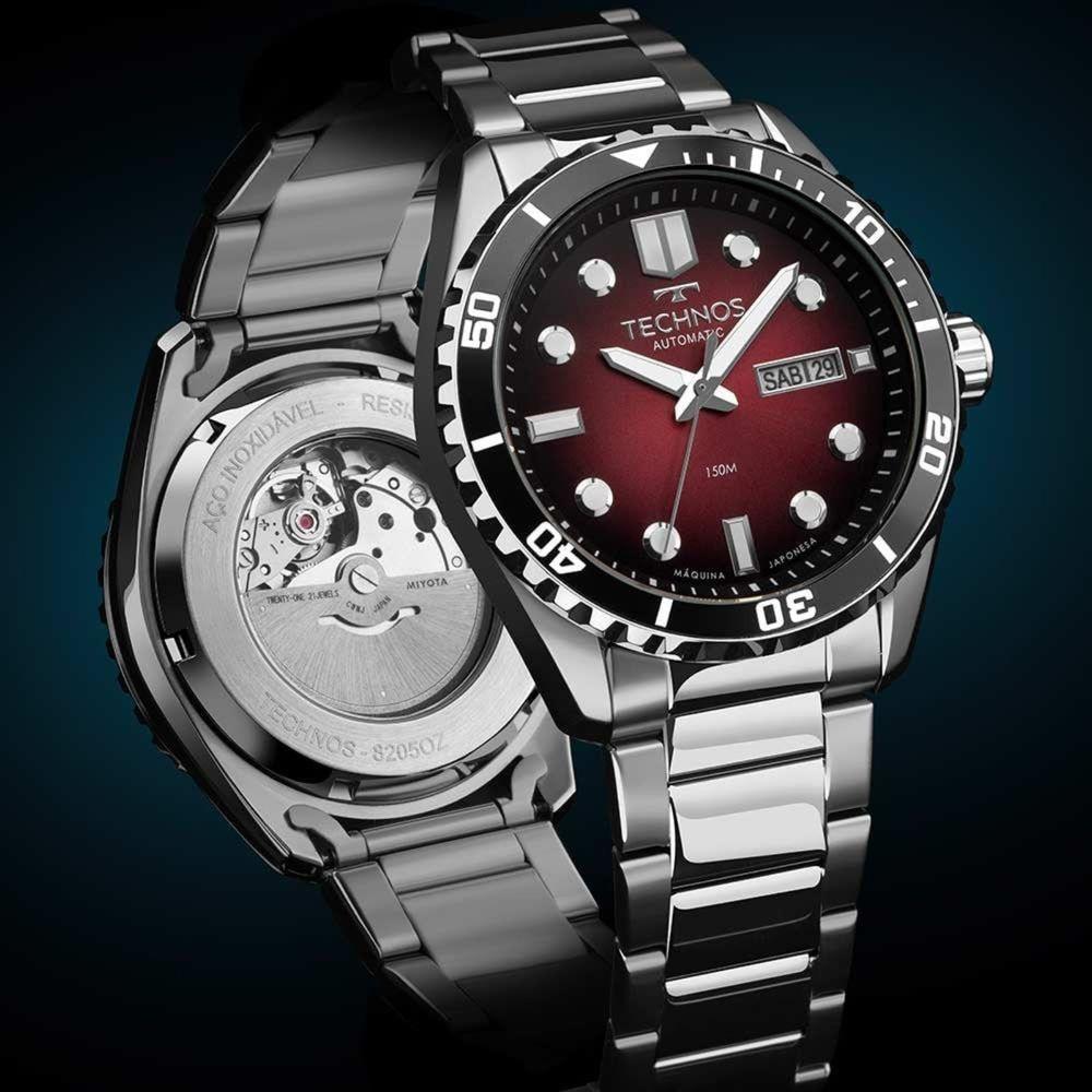 Relógio Technos Diver Automático 8205pa/1r - 4