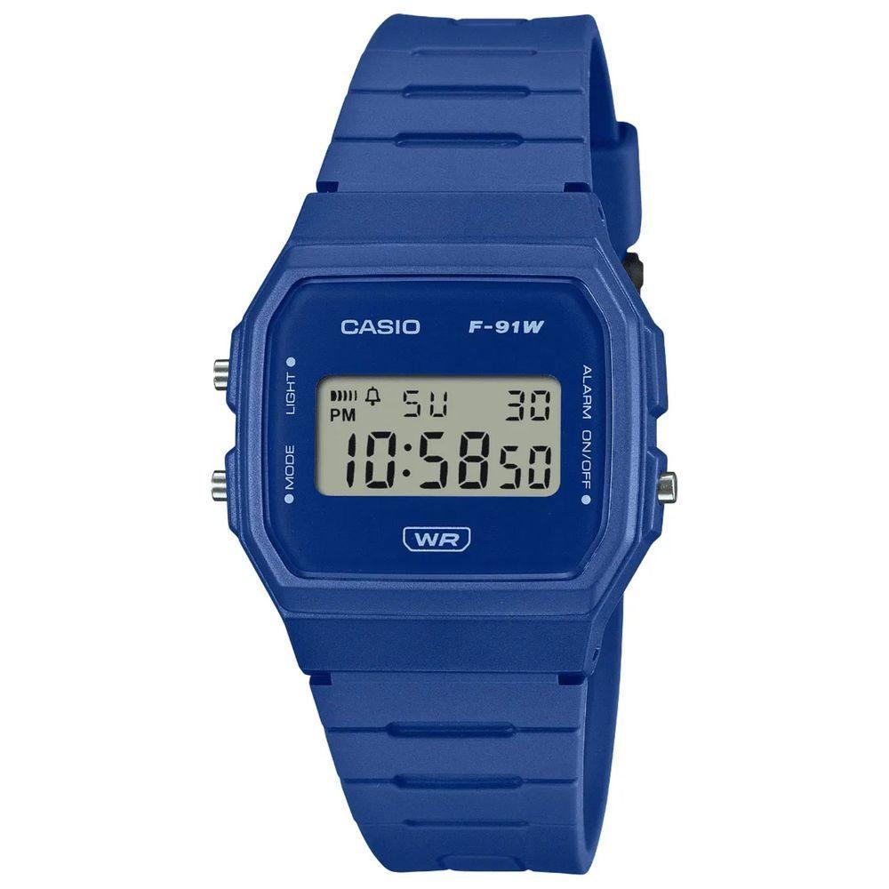 Relógio Casio Unissex Digital F-91wb-2a1df - 1