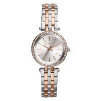 Relógio Michael Kors Petite Darci Mk3298/1kn Rose E Prata - 1