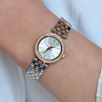 Relógio Michael Kors Petite Darci Mk3298/1kn Rose E Prata - 2