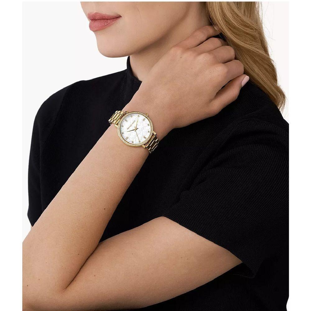 Relógio Michael Kors Pyper Mk4666/1dn Dourado - 2