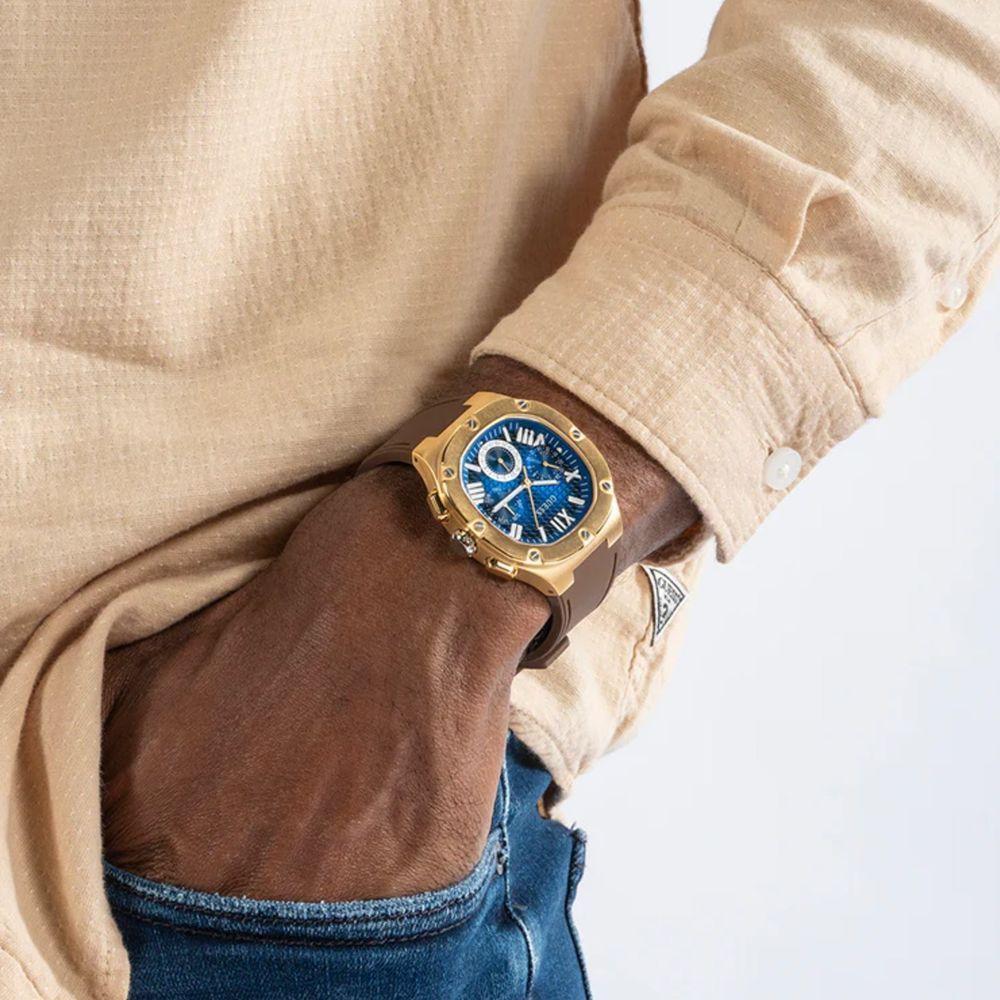 Relógio Guess Masculino Multifunção Gw0571g5 Marrom - 7