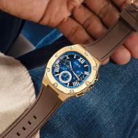 Relógio Guess Masculino Multifunção Gw0571g5 Marrom - 6