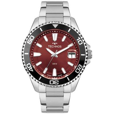 Relógio Technos Acqua 2415eh/1r Prata Masculino
