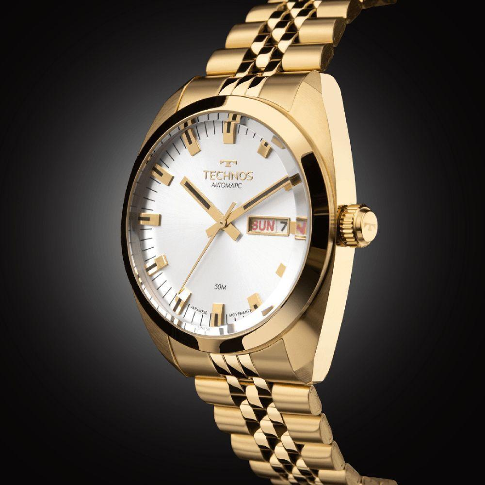 Relógio Technos Automático 8205on/1k Dourado - 2
