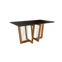 Conjunto Sala De Jantar Lina Em Madeira Maciça 6 Cadeiras Boucle Cinza - 5