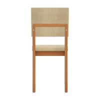 Conjunto Sala De Jantar Dora Em Madeira Maciça 6 Cadeiras Boucle Bege - 2