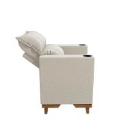 Poltrona Reclinável Kappesberg Florenza Linho Caqui - 7