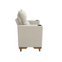 Poltrona Reclinável Kappesberg Florenza Linho Caqui - 8