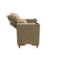 Poltrona Reclinável Kappesberg Florenza Veludo Bege - 7