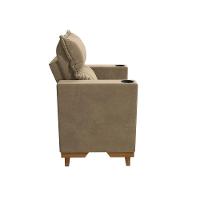 Poltrona Reclinável Kappesberg Florenza Veludo Bege - 8