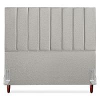 Cabeceira Queen 160 Cm Com Frame Carla Linho Cinza Artte Cinza - 7